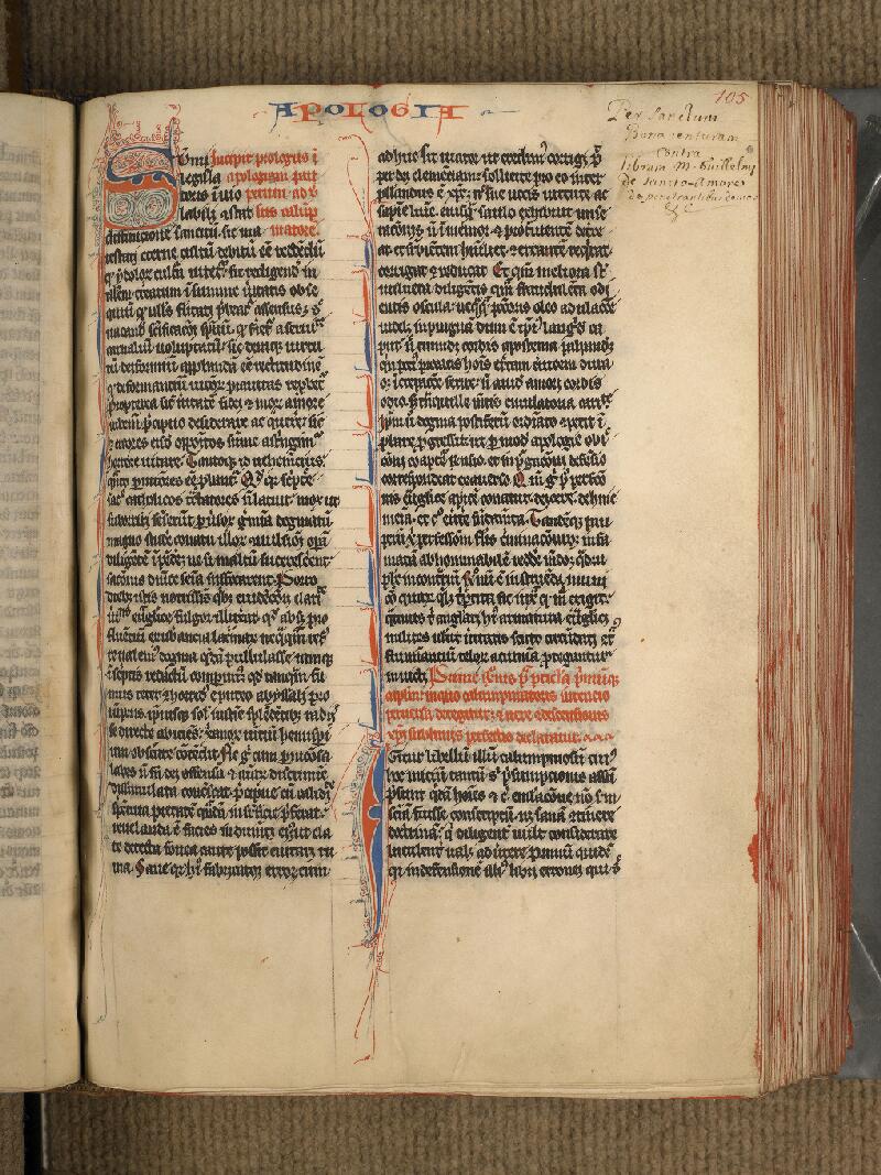 Boulogne-sur-Mer, Bibl. mun, ms. 0069, f. 105