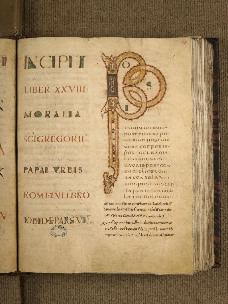 Boulogne-sur-Mer, Bibl. mun, ms. 0071, t. III, f. 111 - vue 1