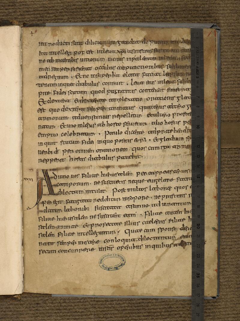 Boulogne-sur-Mer, Bibl. mun, ms. 0074, f. 001 - vue 1