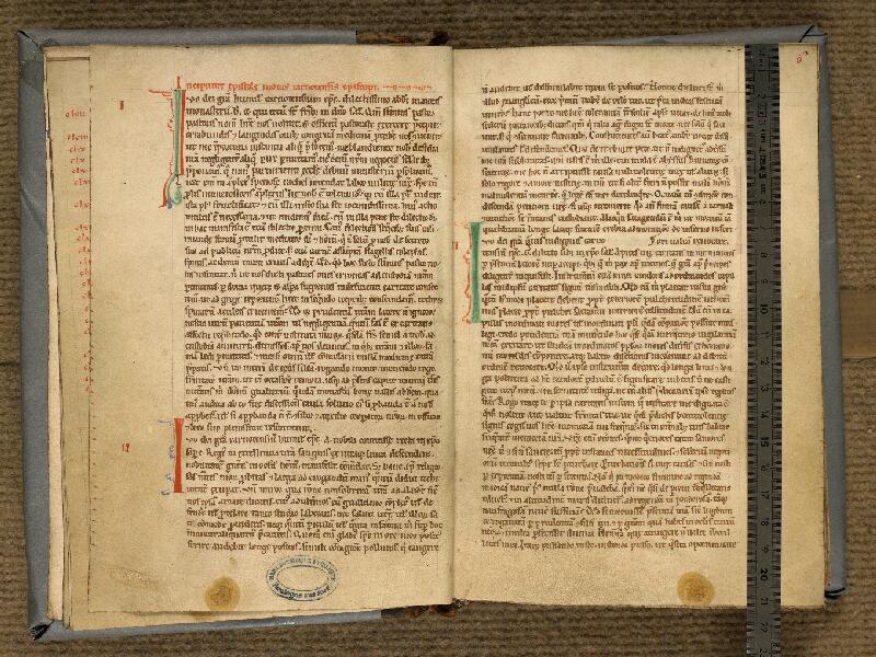 Boulogne-sur-Mer, Bibl. mun, ms. 0081, f. 005v-006 - vue 1