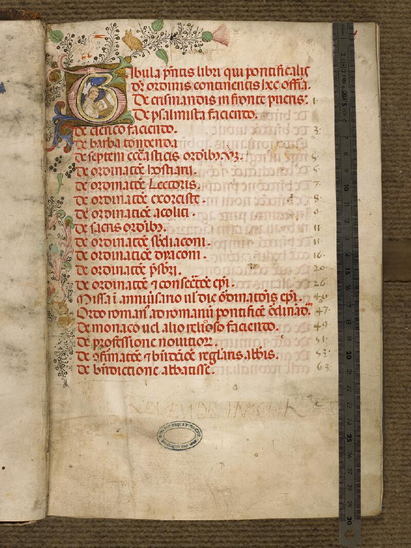 Boulogne-sur-Mer, Bibl. mun, ms. 0085, f. 002 - vue 1