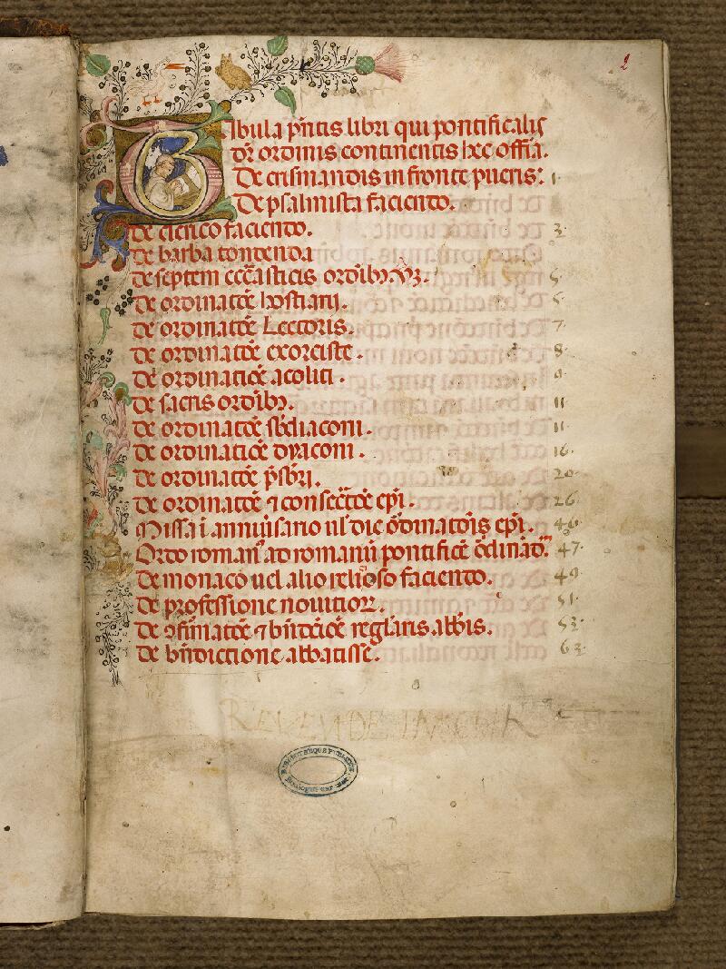 Boulogne-sur-Mer, Bibl. mun, ms. 0085, f. 002 - vue 2