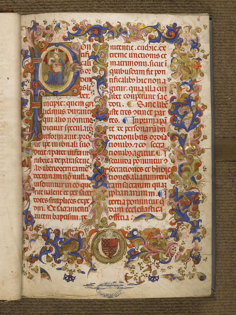 Boulogne-sur-Mer, Bibl. mun, ms. 0085, f. 006 - vue 1