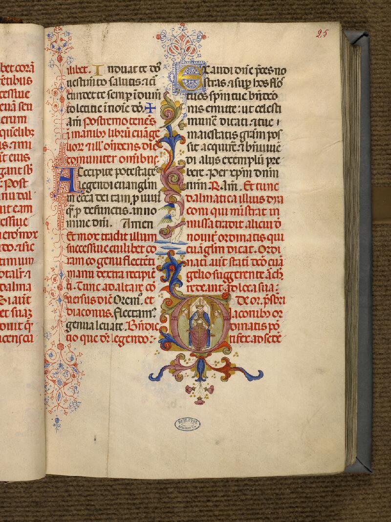 Boulogne-sur-Mer, Bibl. mun, ms. 0085, f. 025 - vue 1