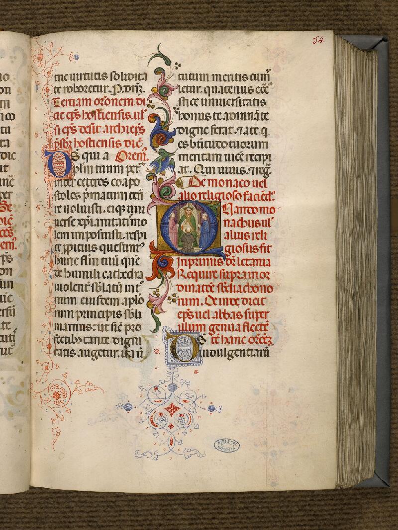 Boulogne-sur-Mer, Bibl. mun, ms. 0085, f. 054 - vue 1