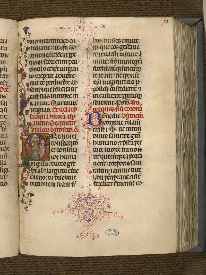 Boulogne-sur-Mer, Bibl. mun, ms. 0085, f. 075 - vue 1