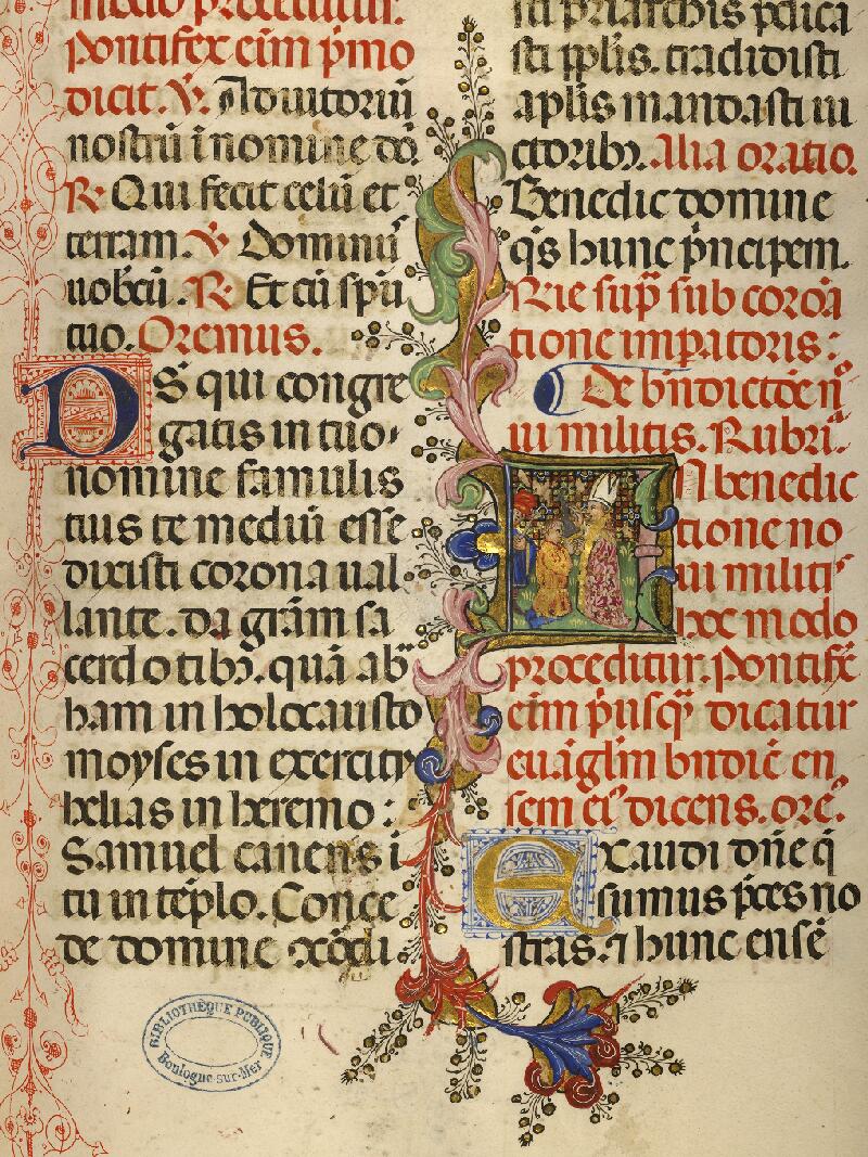 Boulogne-sur-Mer, Bibl. mun, ms. 0085, f. 110 - vue 1