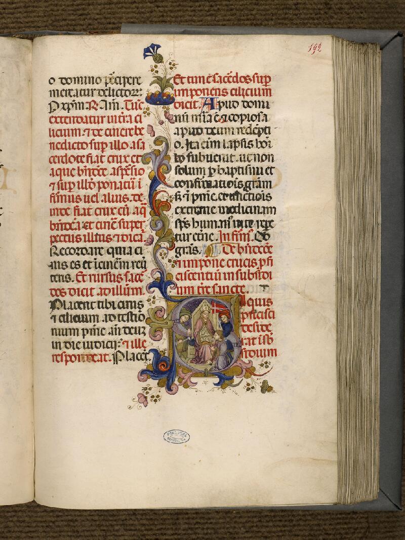 Boulogne-sur-Mer, Bibl. mun, ms. 0085, f. 192 - vue 1