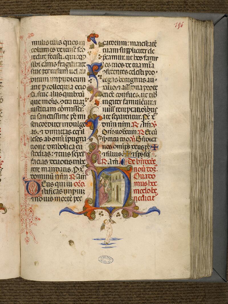 Boulogne-sur-Mer, Bibl. mun, ms. 0085, f. 196 - vue 1