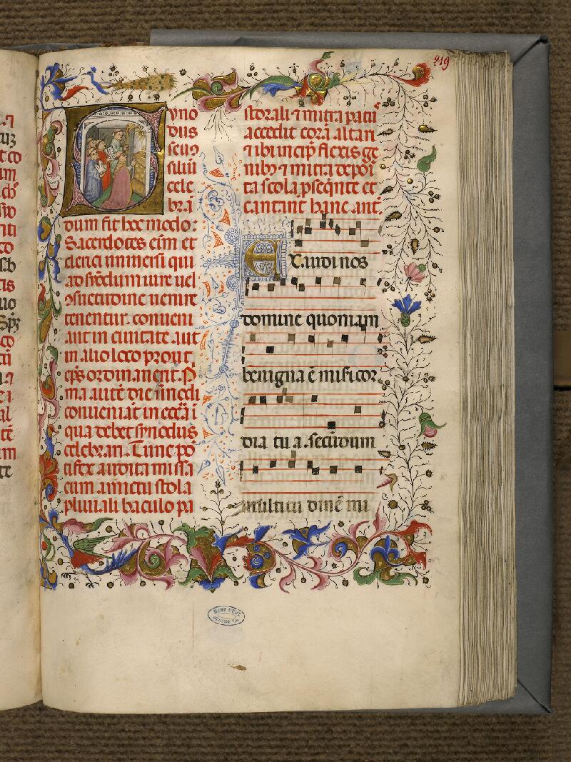 Boulogne-sur-Mer, Bibl. mun, ms. 0085, f. 219 - vue 1