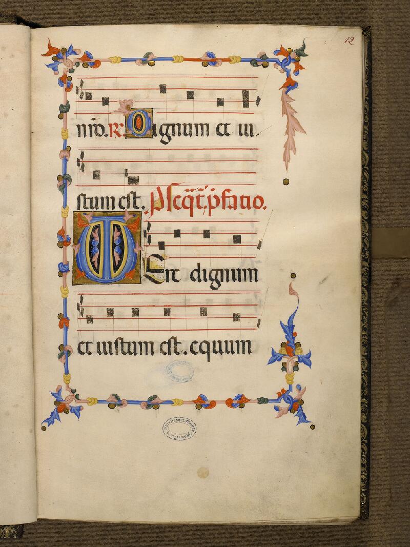 Boulogne-sur-Mer, Bibl. mun, ms. 0086, f. 012