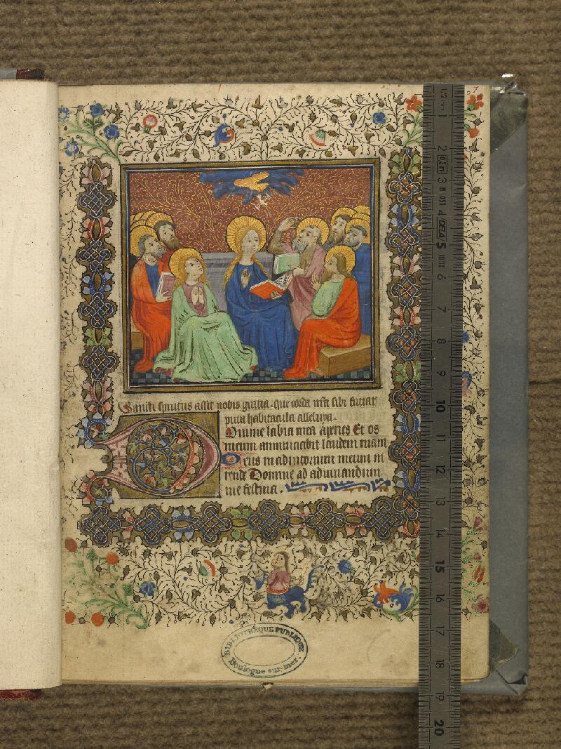 Boulogne-sur-Mer, Bibl. mun, ms. 0089, f. 001 - vue 1