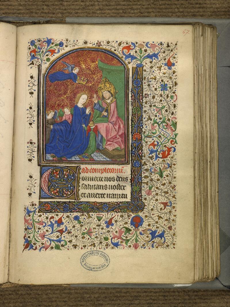 Boulogne-sur-Mer, Bibl. mun, ms. 0090, f. 067 - vue 1