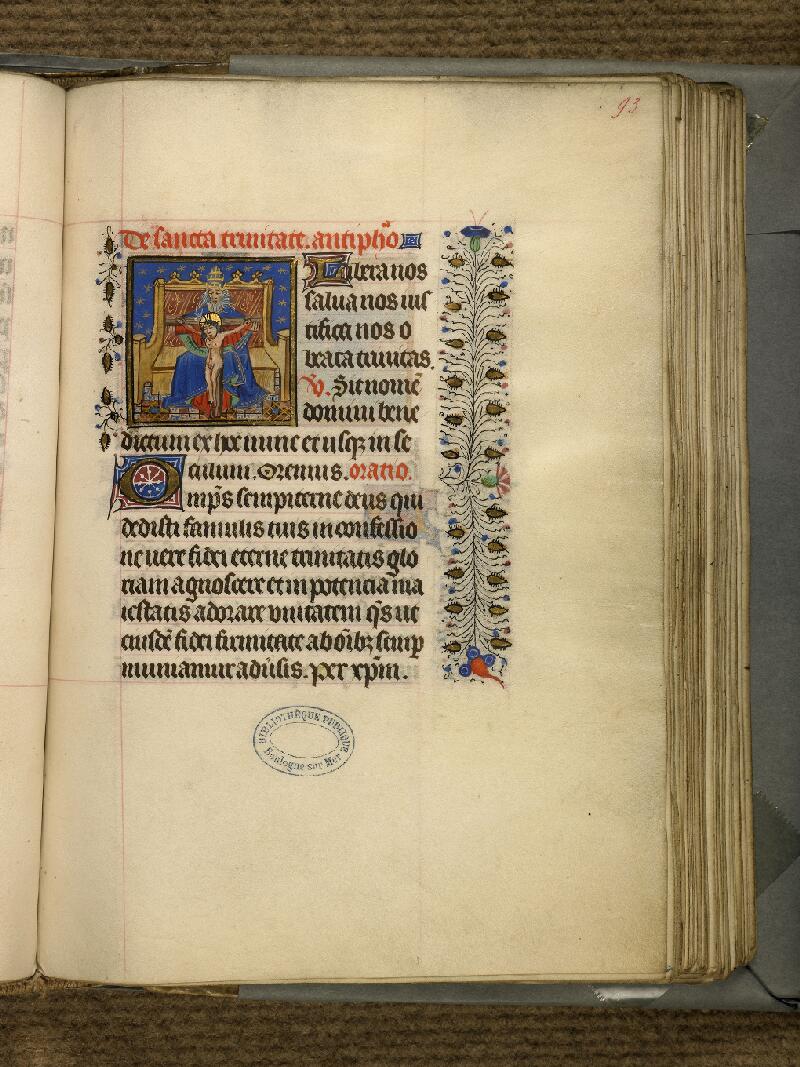 Boulogne-sur-Mer, Bibl. mun, ms. 0090, f. 093 - vue 1