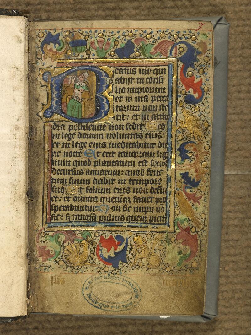 Boulogne-sur-Mer, Bibl. mun, ms. 0092, f. 007 - vue 1