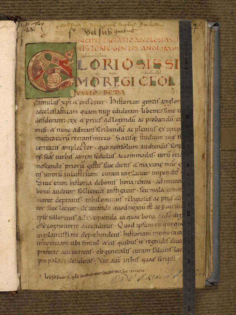 Boulogne-sur-Mer, Bibl. mun, ms. 0103, f. 001 - vue 1
