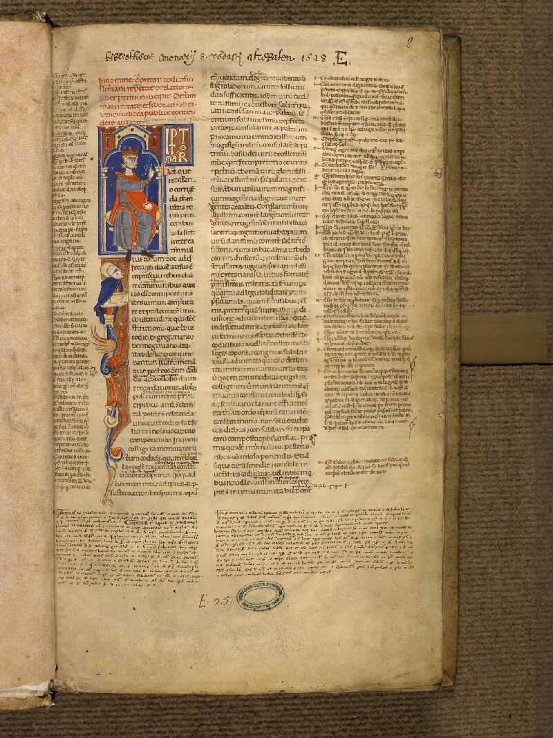 Boulogne-sur-Mer, Bibl. mun, ms. 0114, f. 002 - vue 2