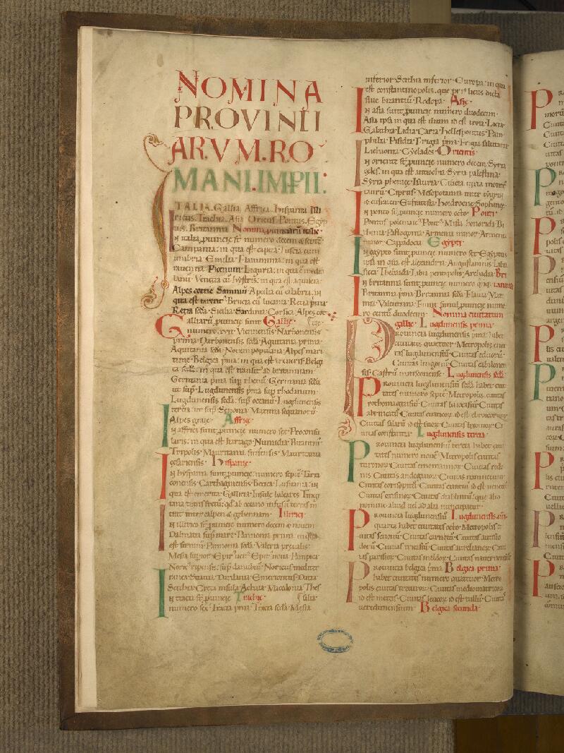 Boulogne-sur-Mer, Bibl. mun, ms. 0115, f. 001v - vue 2