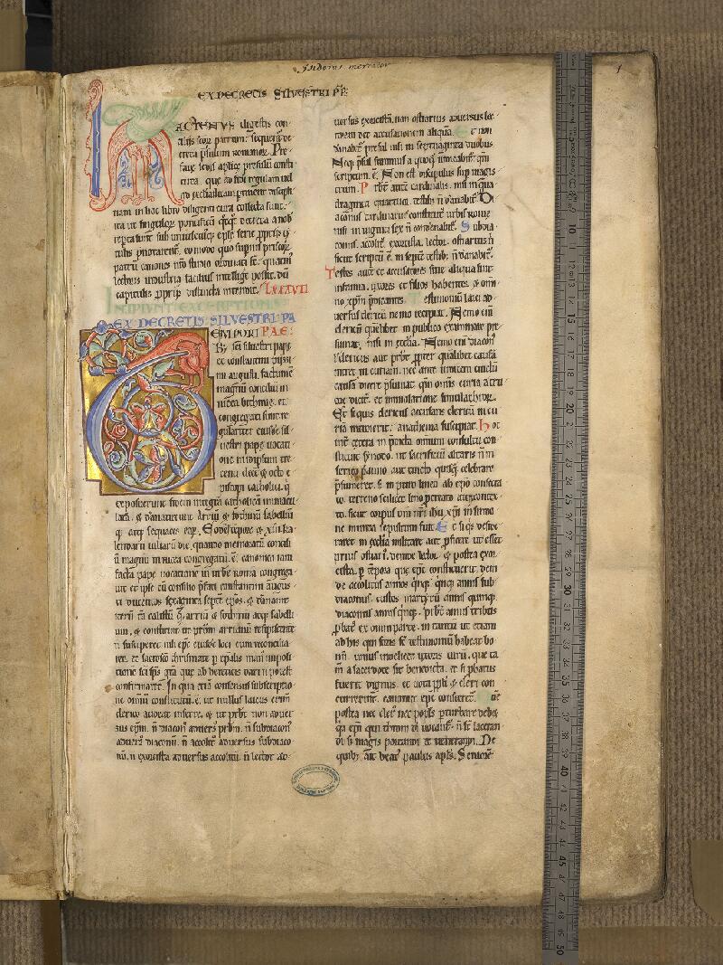 Boulogne-sur-Mer, Bibl. mun, ms. 0116, t. II, f. 001 - vue 1