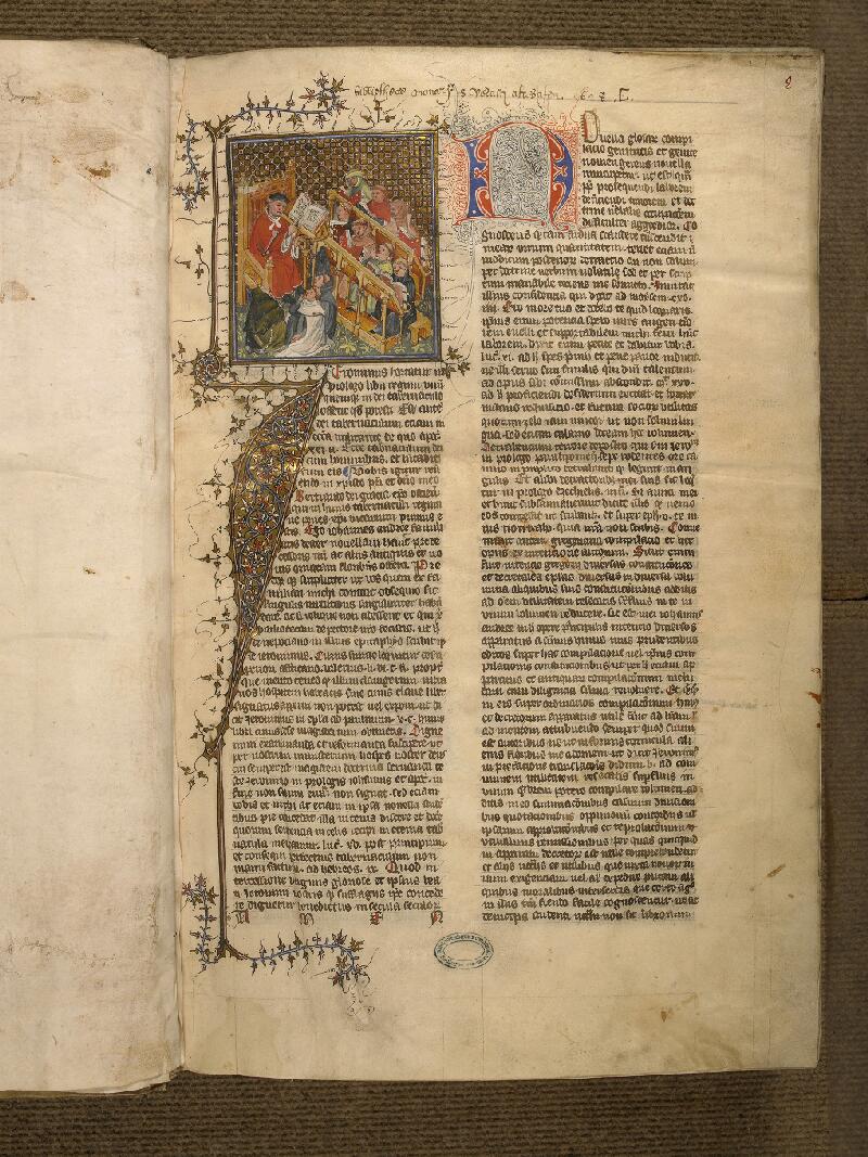 Boulogne-sur-Mer, Bibl. mun, ms. 0120, t. I, f. 002 - vue 2