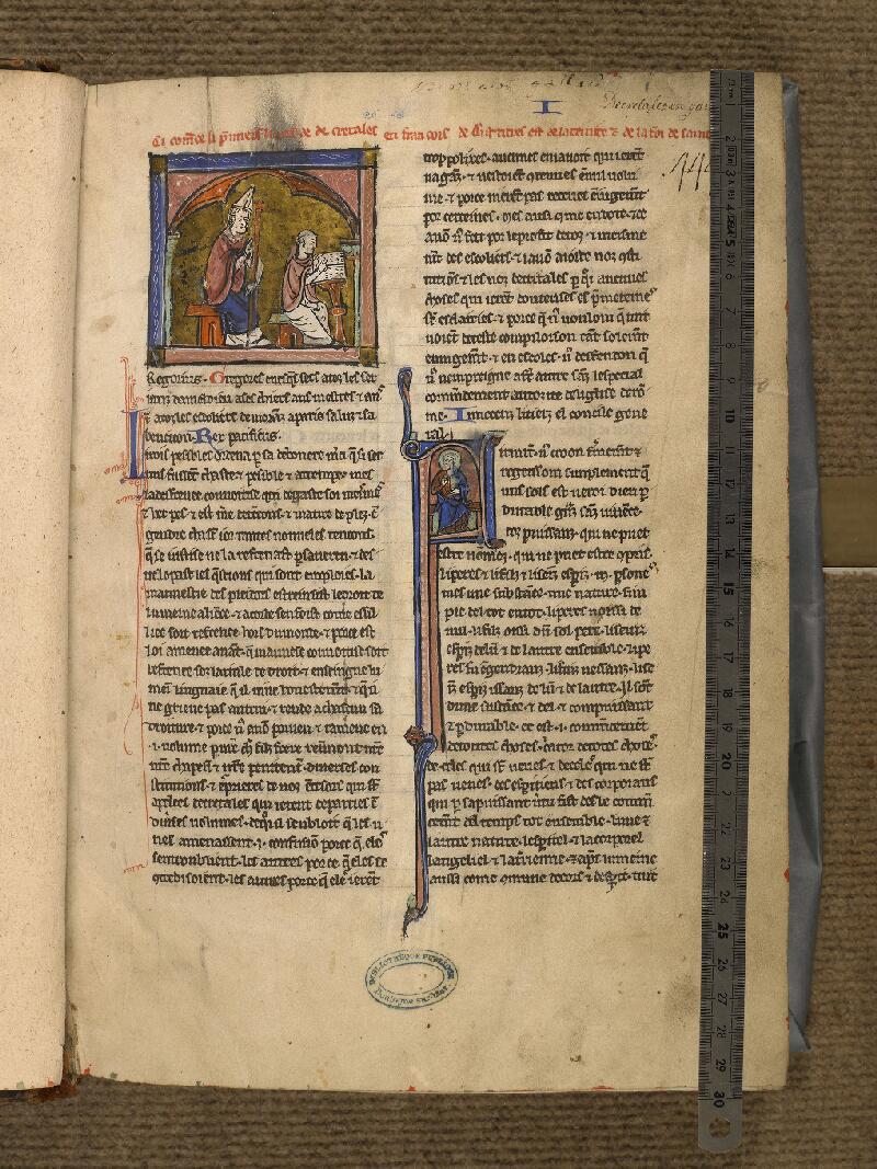 Boulogne-sur-Mer, Bibl. mun, ms. 0123, f. 001 - vue 1