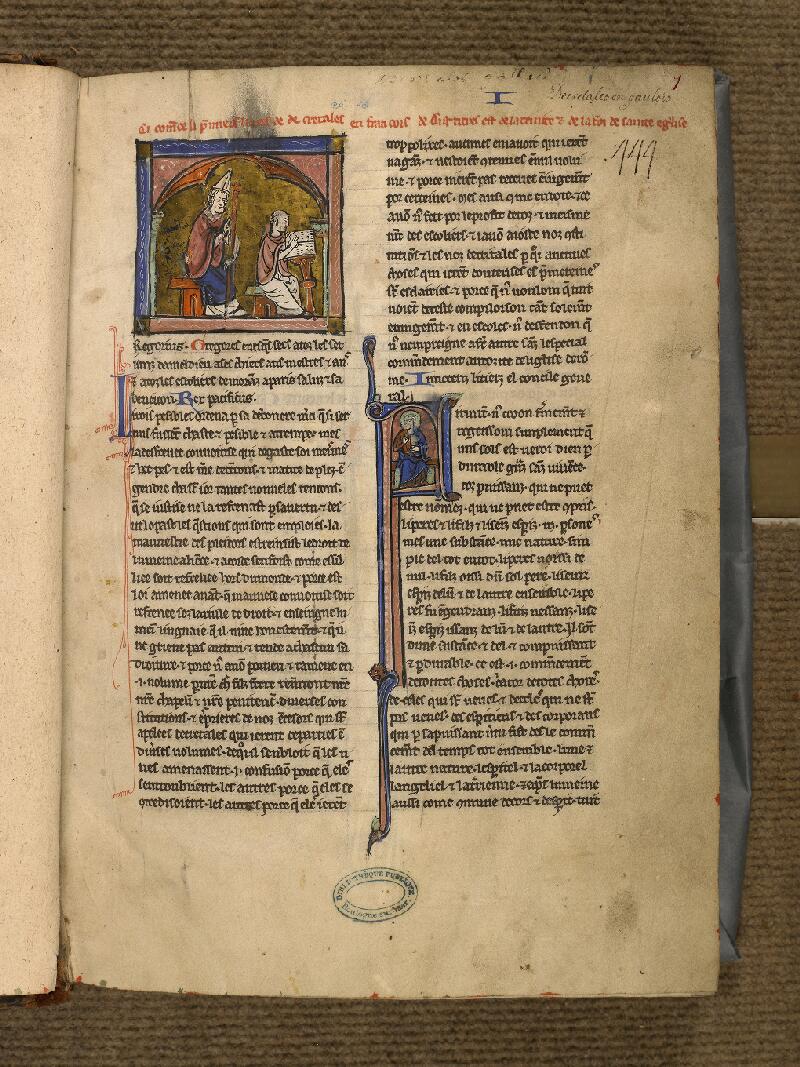 Boulogne-sur-Mer, Bibl. mun, ms. 0123, f. 001 - vue 2
