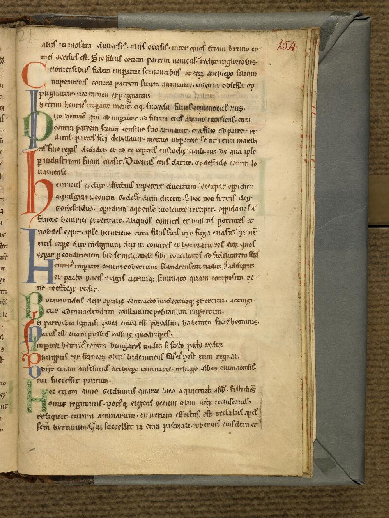 Boulogne-sur-Mer, Bibl. mun, ms. 0129, f. 154
