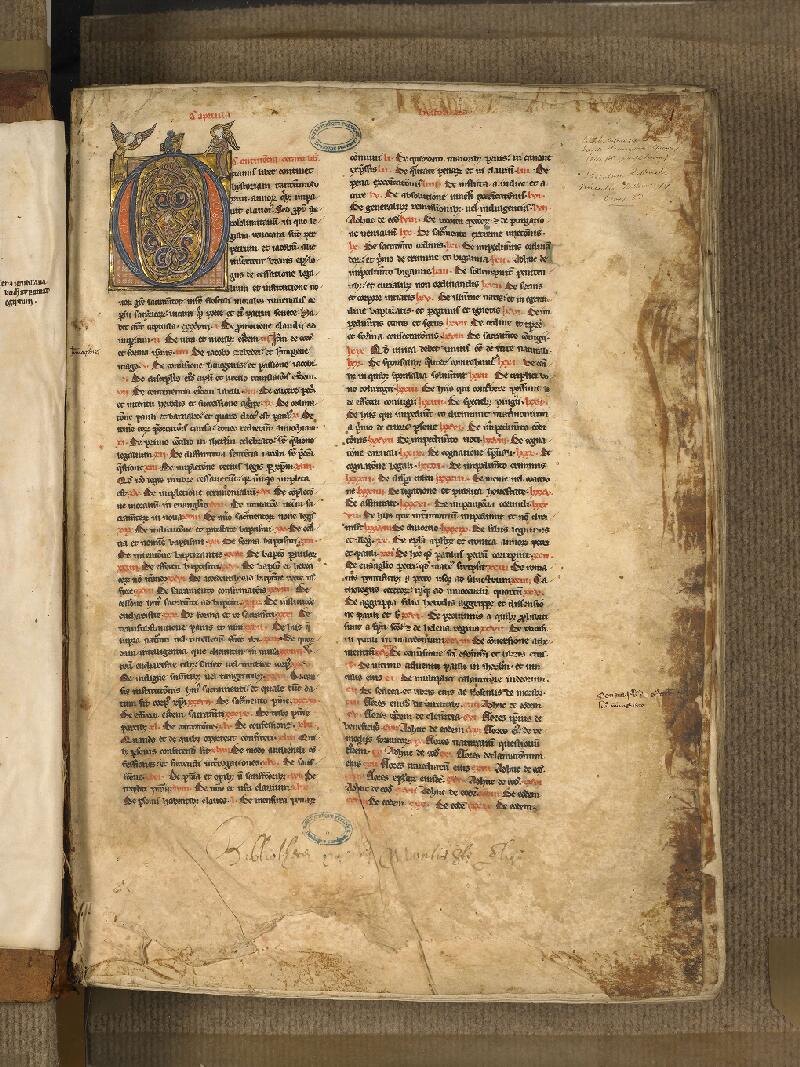 Boulogne-sur-Mer, Bibl. mun, ms. 0132, f. 001 - vue 2