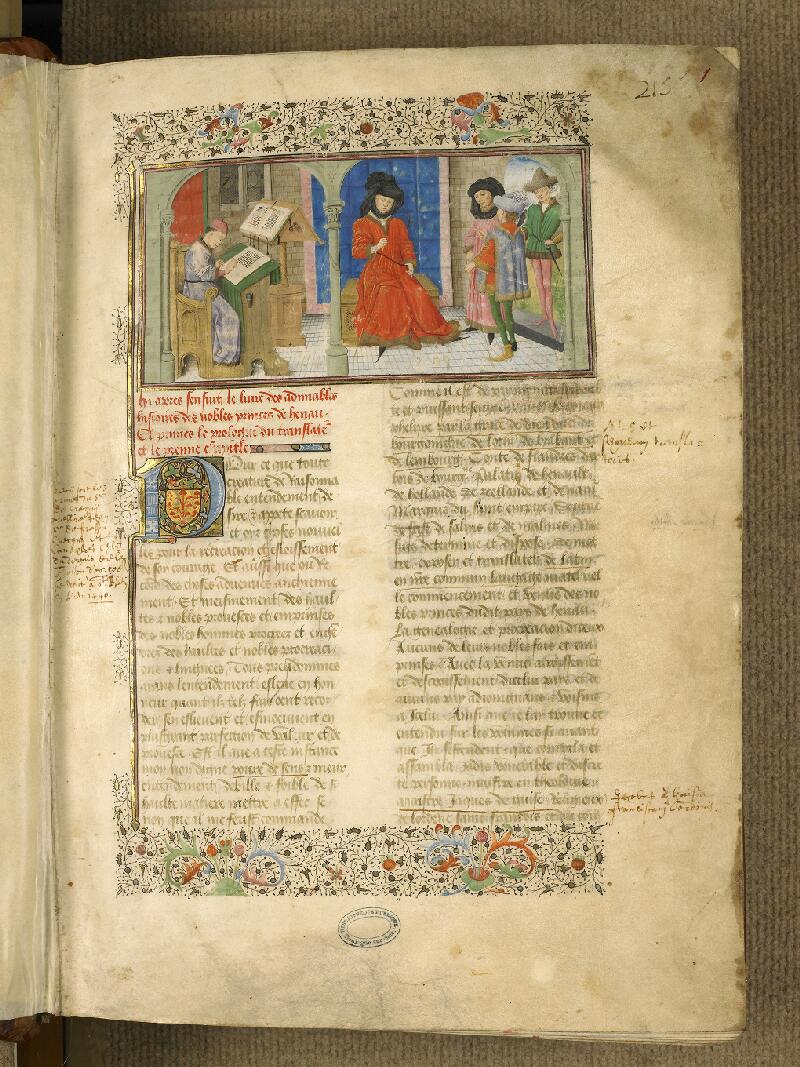 Boulogne-sur-Mer, Bibl. mun, ms. 0149, t. I, f. 001 - vue 2