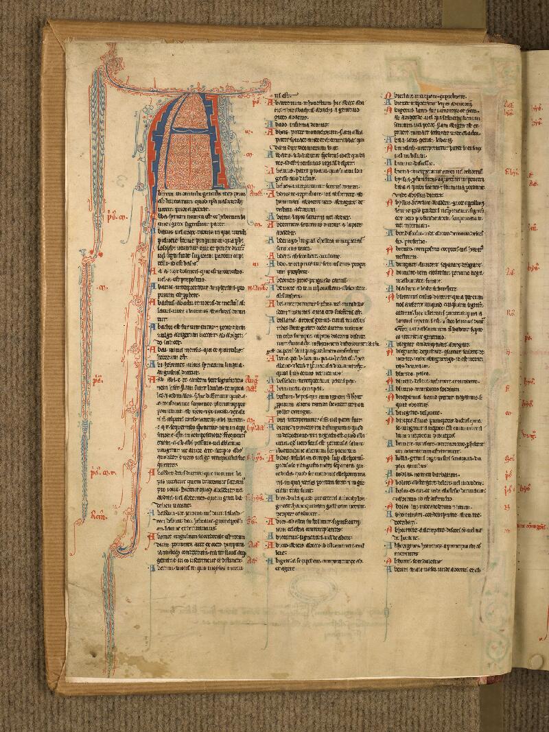 Boulogne-sur-Mer, Bibl. mun, ms. 0182, f. 001v - vue 1