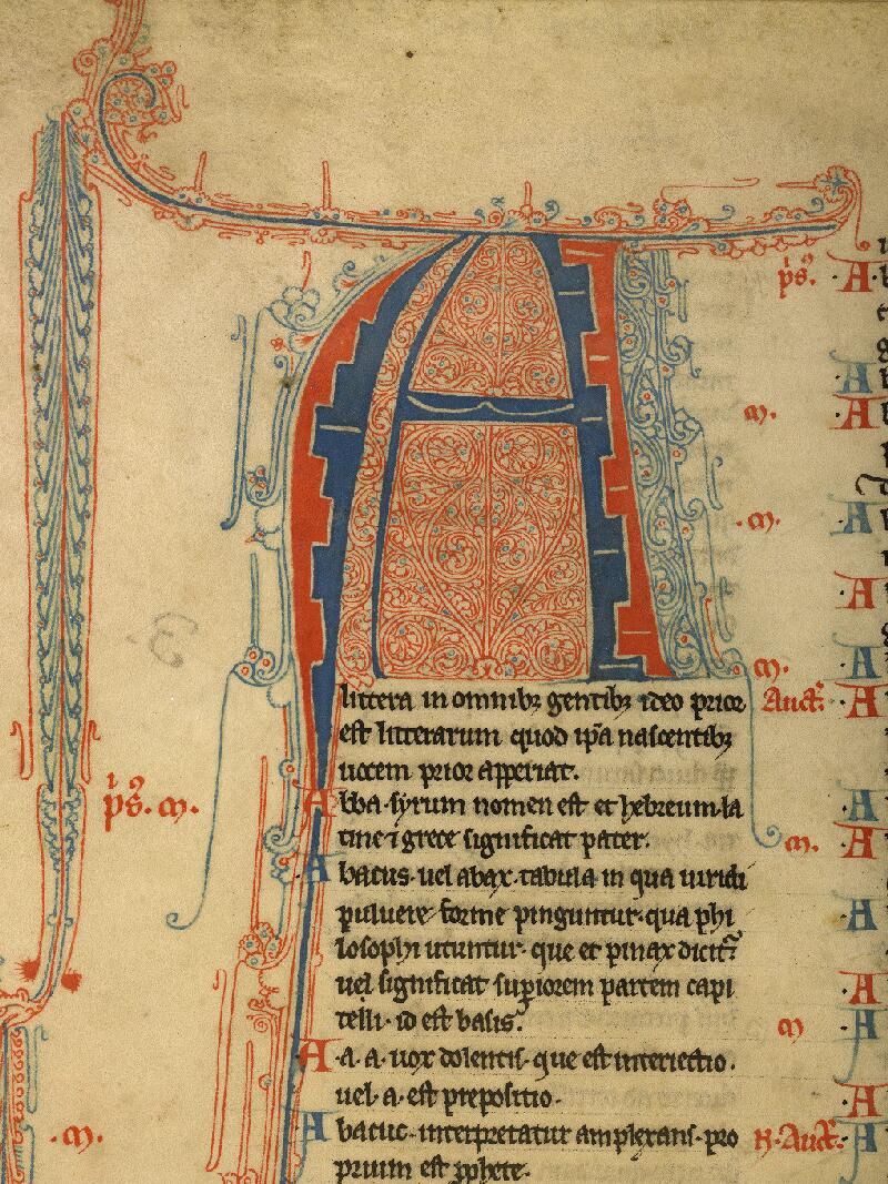 Boulogne-sur-Mer, Bibl. mun, ms. 0182, f. 001v - vue 2