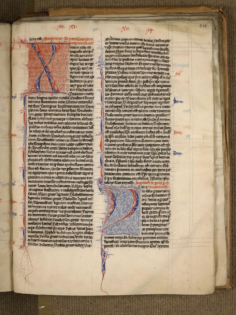 Boulogne-sur-Mer, Bibl. mun, ms. 0183, f. 283 - vue 1