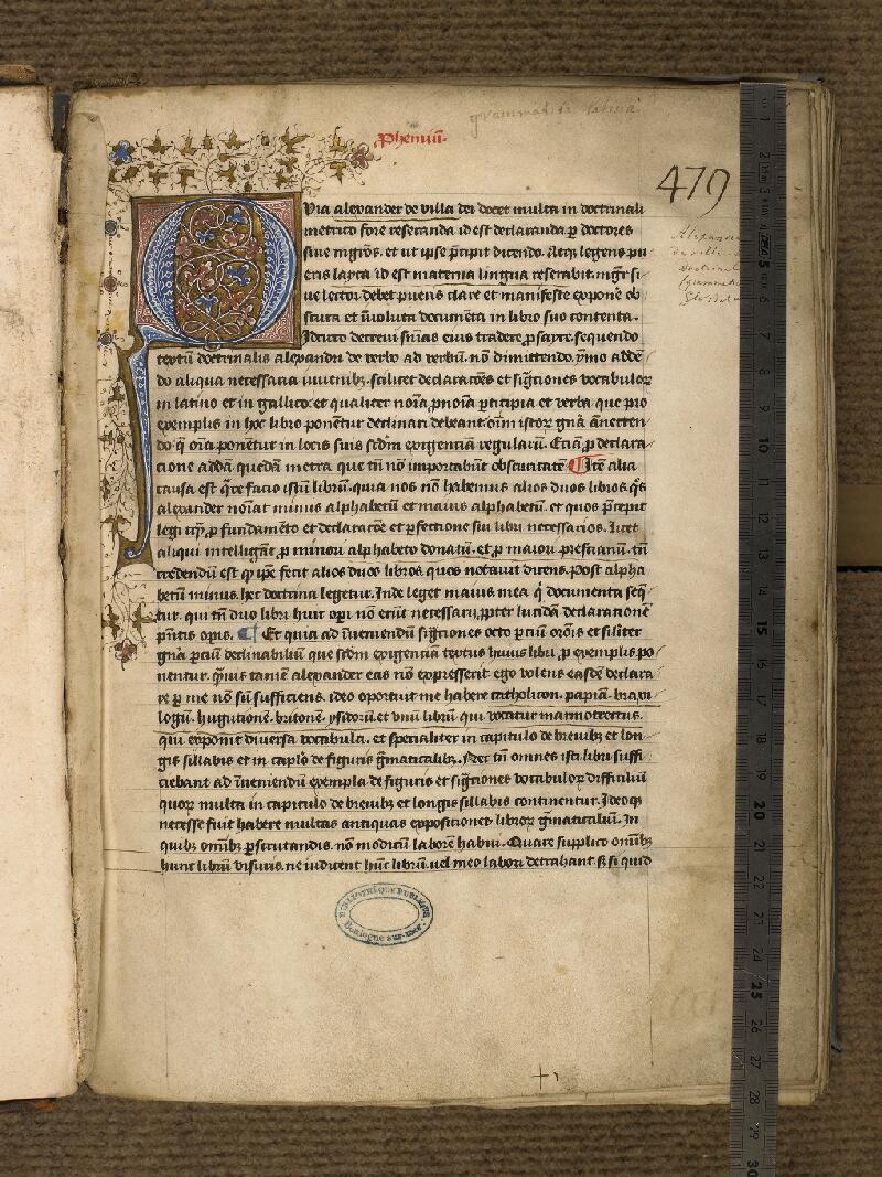 Boulogne-sur-Mer, Bibl. mun, ms. 0185, f. 001 - vue 1