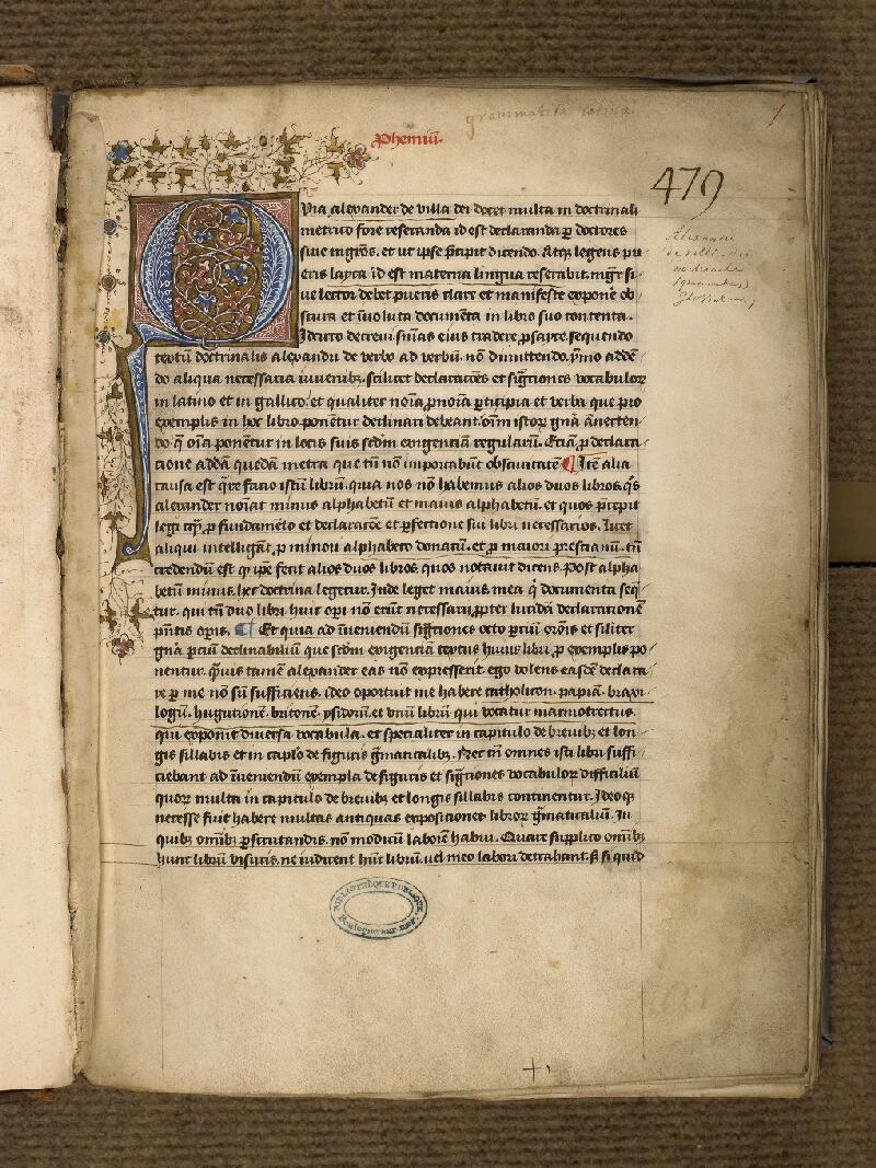 Boulogne-sur-Mer, Bibl. mun, ms. 0185, f. 001 - vue 2