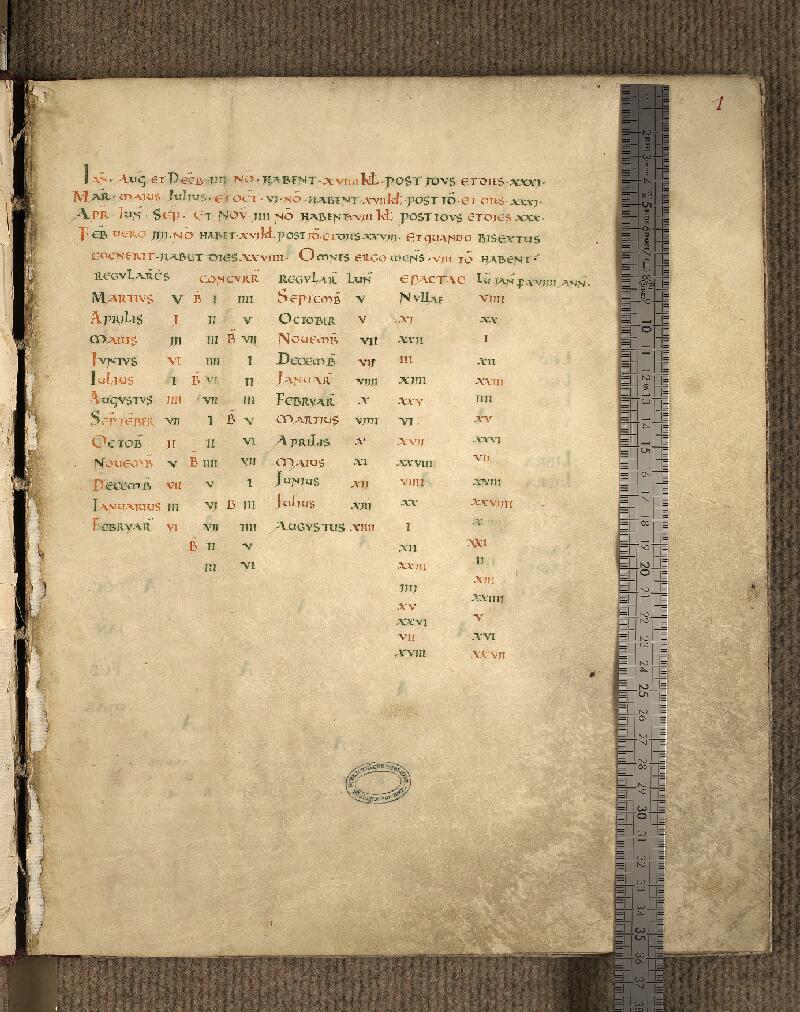 Boulogne-sur-Mer, Bibl. mun, ms. 0188, f. 001v-002 - vue 1