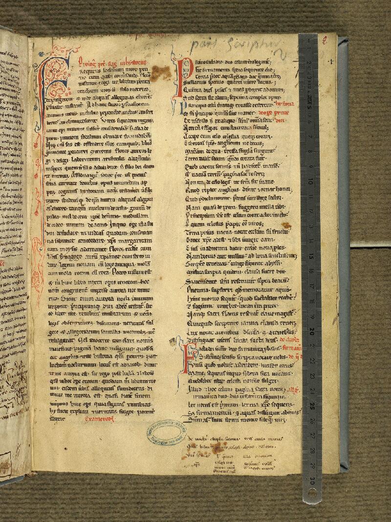 Boulogne-sur-Mer, Bibl. mun, ms. 0190, f. 002 - vue 1