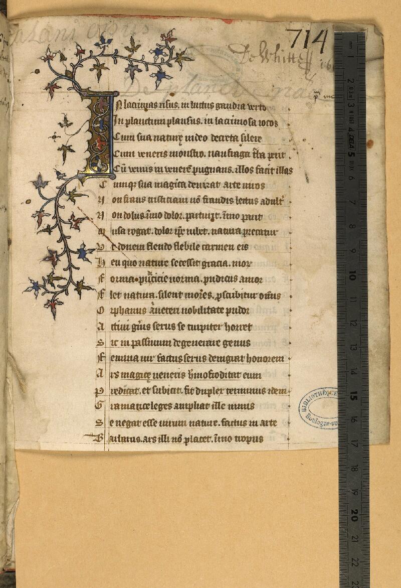 Boulogne-sur-Mer, Bibl. mun, ms. 0191, f. 001 - vue 1