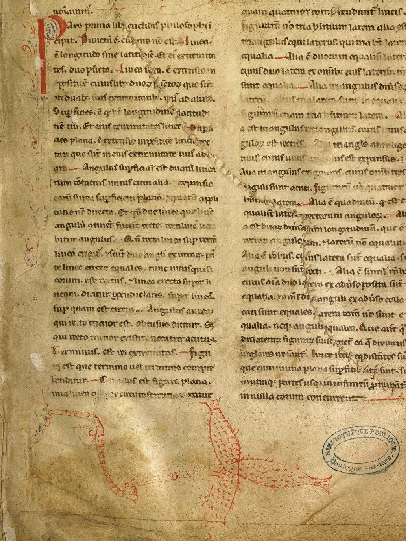 Boulogne-sur-Mer, Bibl. mun, ms. 0196, f. 001 - vue 4