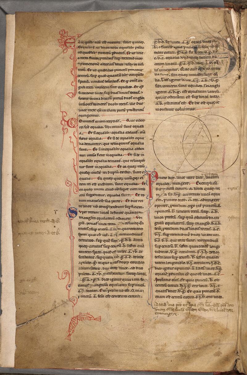 Boulogne-sur-Mer, Bibl. mun, ms. 0196, f. 001v - vue 1
