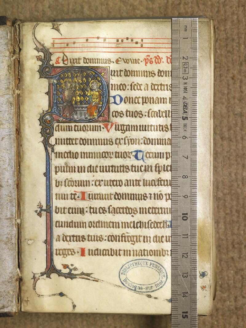 Boulogne-sur-Mer, Bibl. mun, ms. 0205, f. 001 - vue 1