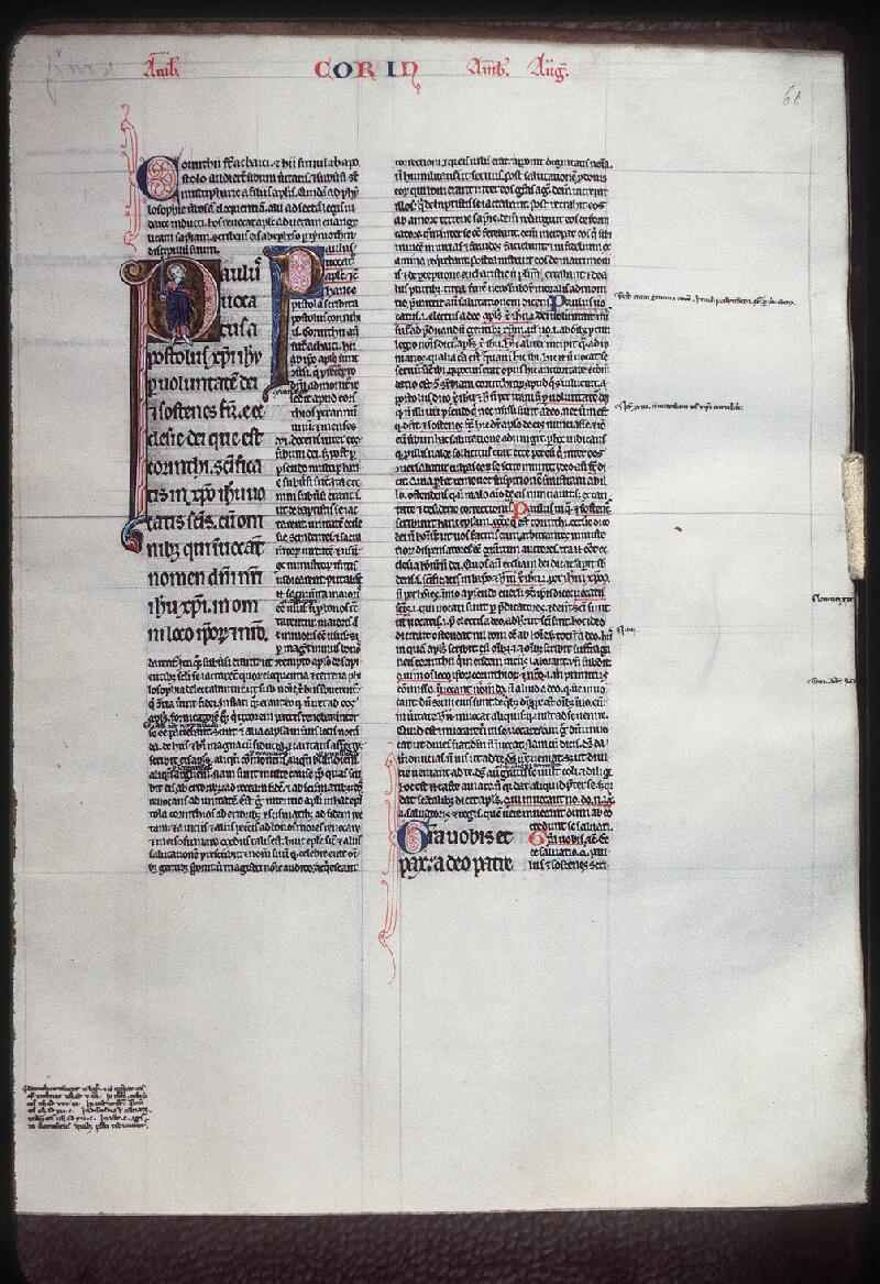 Bourges, Bibl. mun., ms. 0067, f. 060 - vue 1