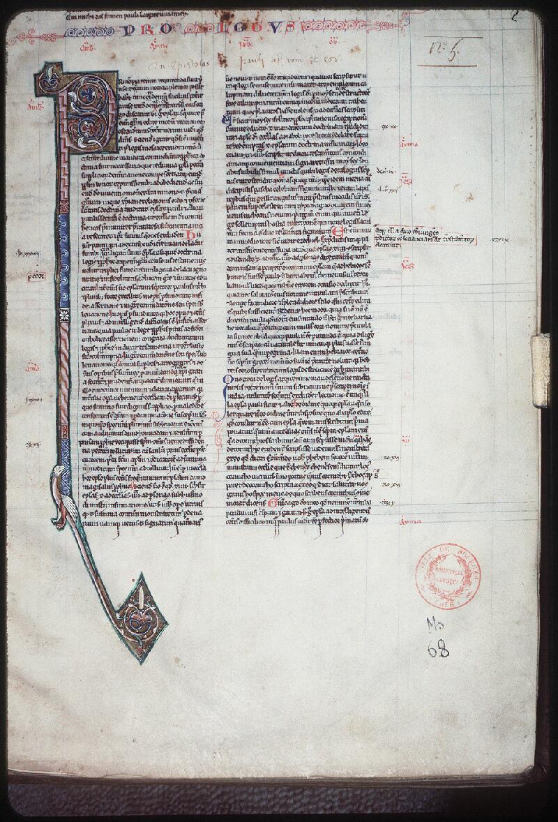 Bourges, Bibl. mun., ms. 0068, f. 002