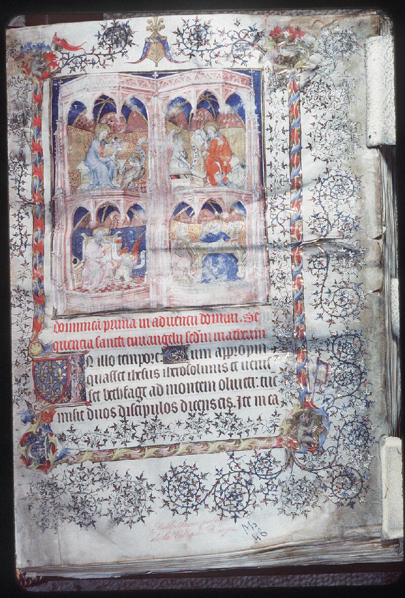 Bourges, Bibl. mun., ms. 0048, f. 001 - vue 01