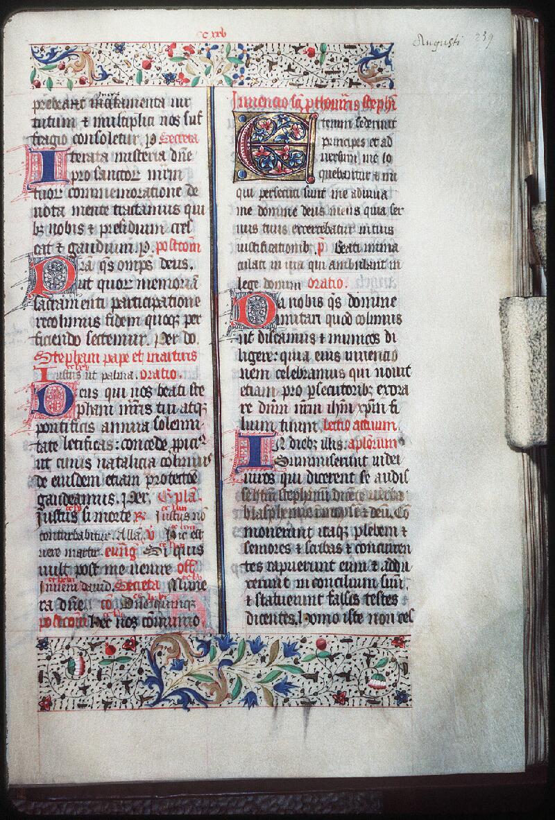 Bourges, Bibl. mun., ms. 0039, f. 239
