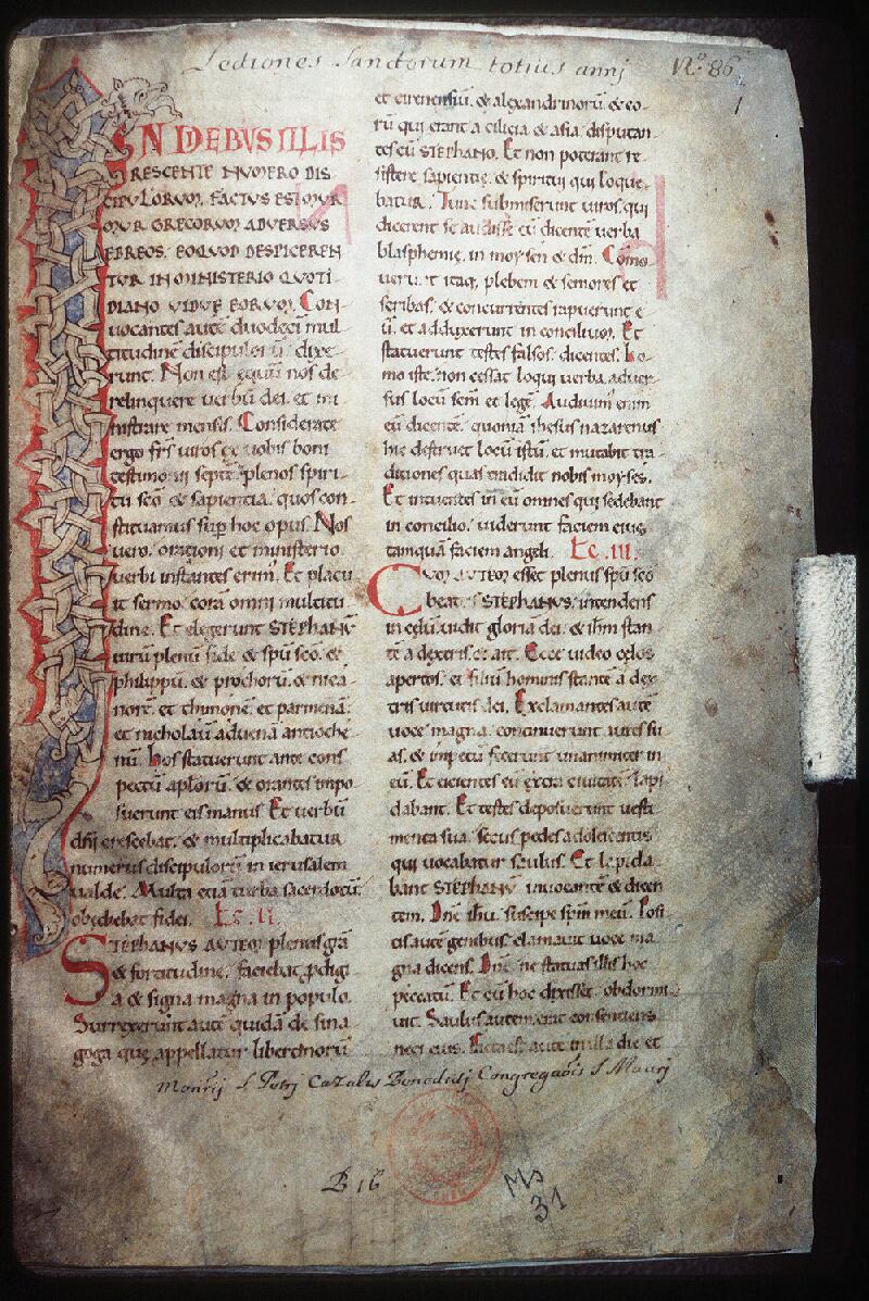 Bourges, Bibl. mun., ms. 0031, f. 001