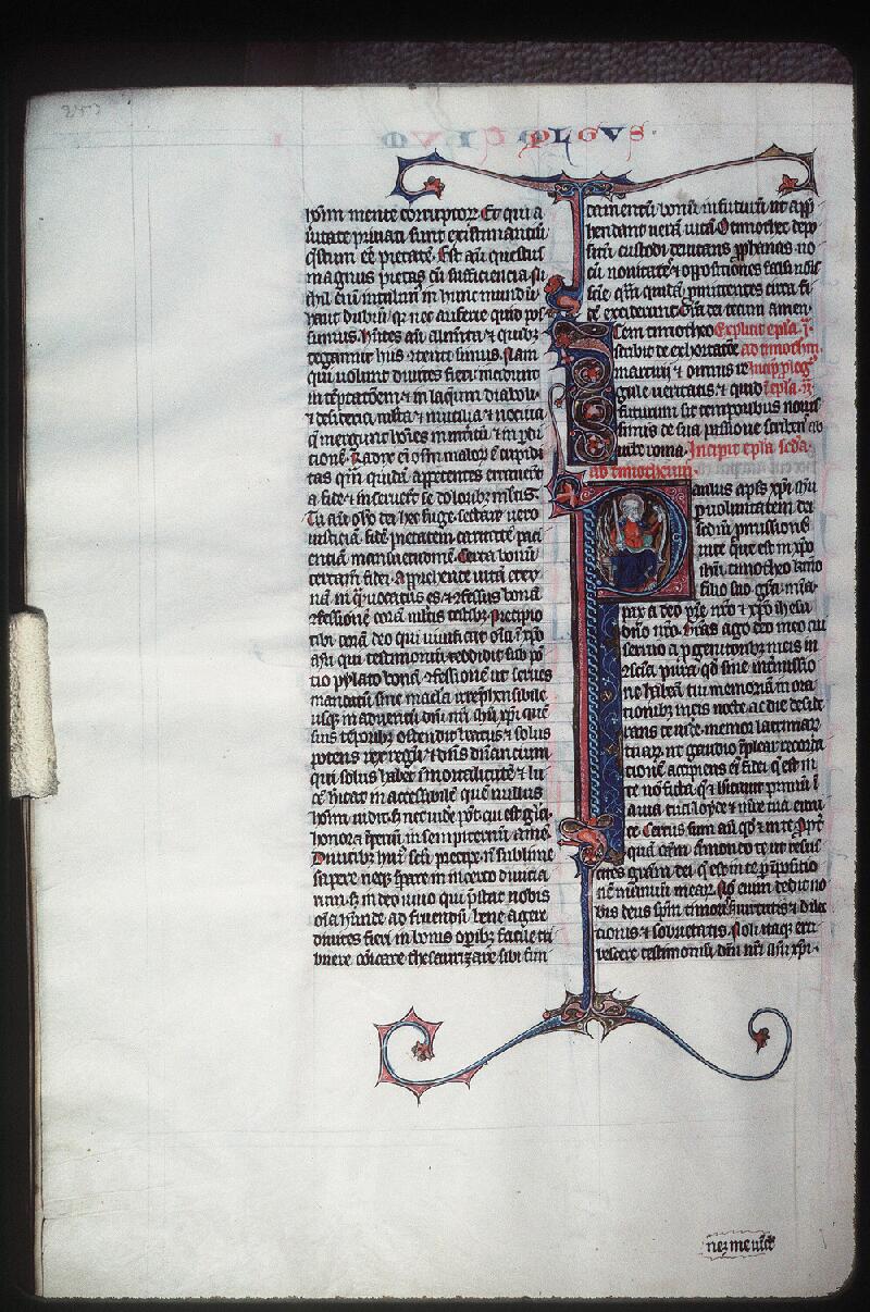 Bourges, Bibl. mun., ms. 0007, f. 288v - vue 1