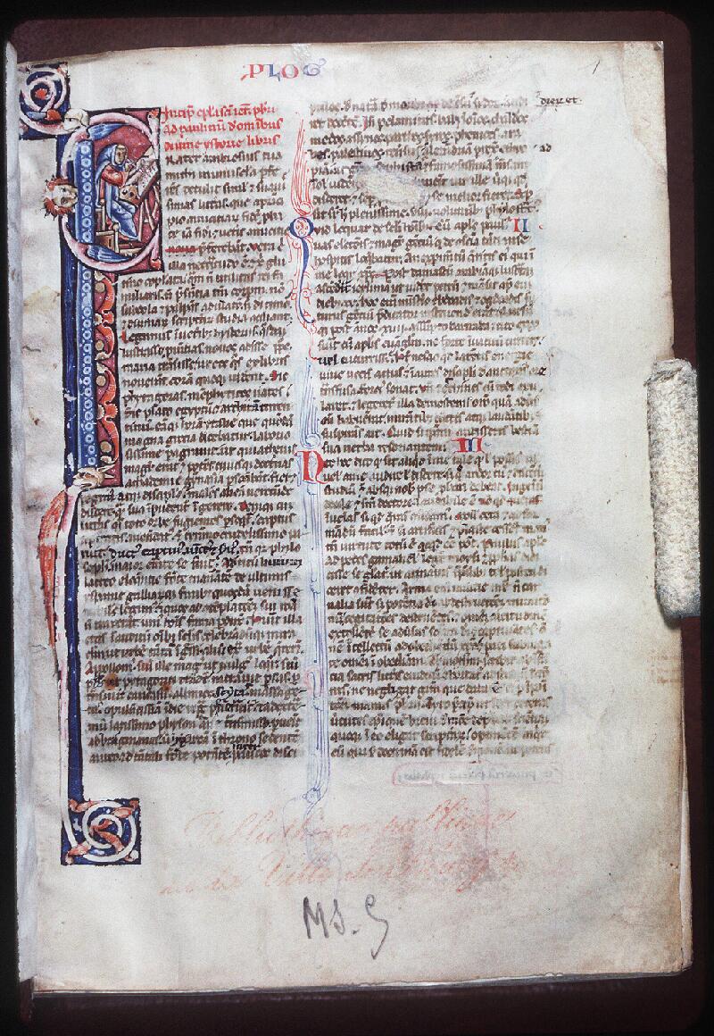 Bourges, Bibl. mun., ms. 0005, f. 001 - vue 1