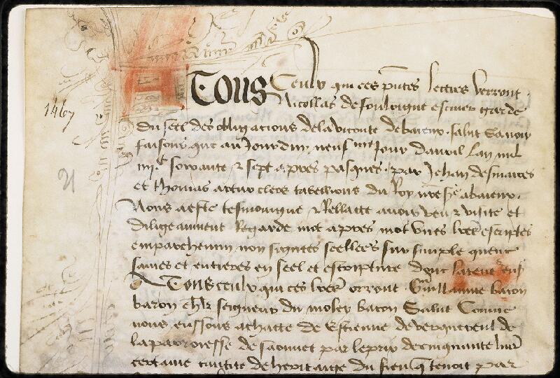 Caen, Arch. dép., Bibl. chap. Bayeux 0161, f. 013v