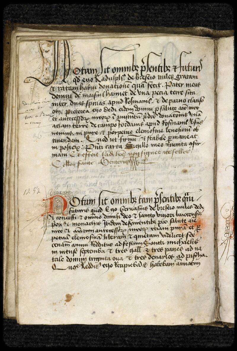 Caen, Arch. dép., Bibl. chap. Bayeux 0161, f. 026v - vue 1