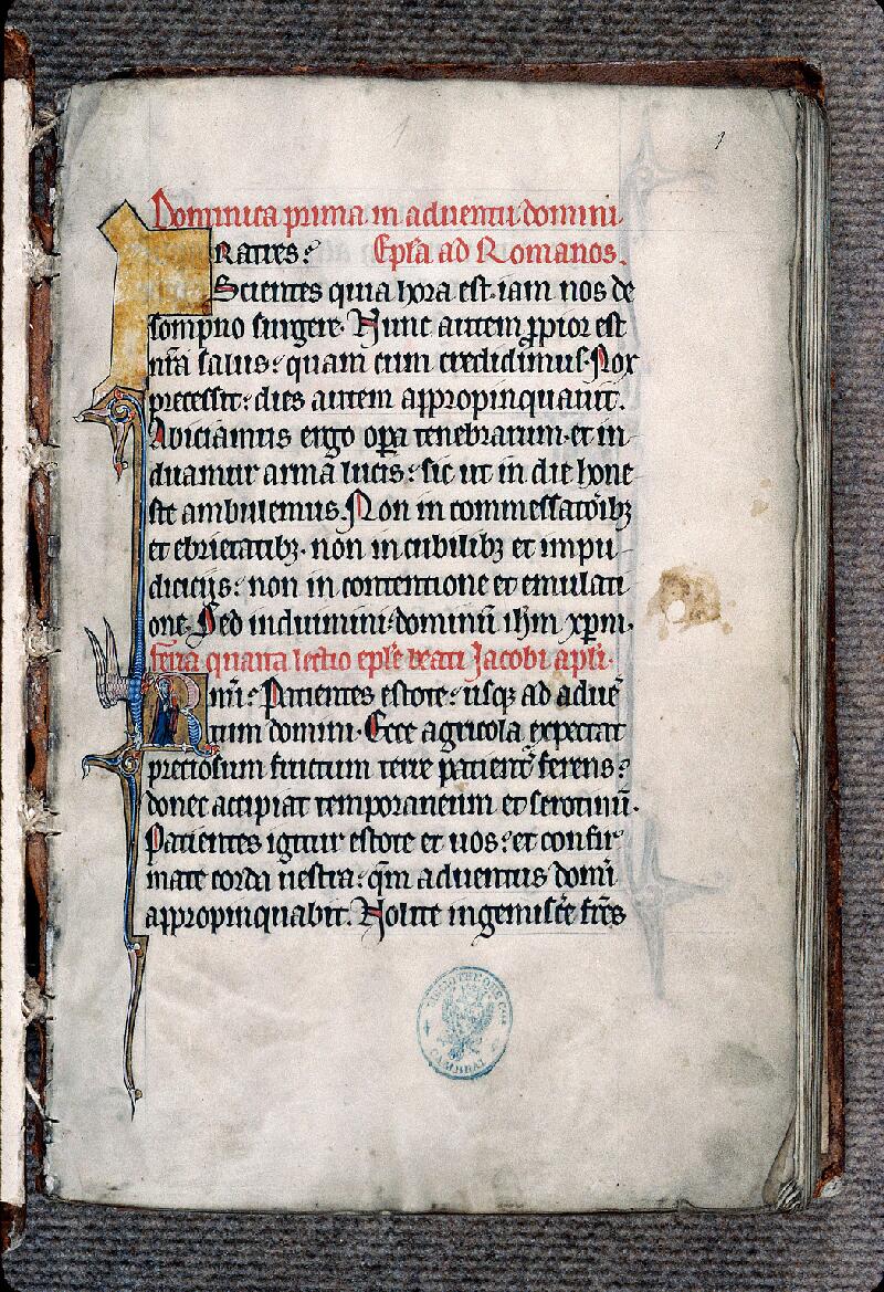 Cambrai, Bibl. mun., ms. 0190, f. 001 - vue 2
